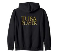 Tuba Player Musician Obscure Rhythm Instrument Tuba Musician Sudadera con Capucha