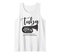 Tuba Todo lo demás es solo acompañamiento divertido Camiseta sin Mangas