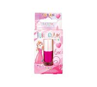TUBAN Tubi Glam - Esmalte de uñas para niños - para niña - lavable con agua caliente - sabor amargo - Esmalte de uñas amargo - Color rosa nácar