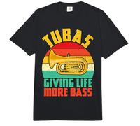 Tubas Dando Vida más Bass Tuba Comfort Colors Adult Heavyweight T-Shirt