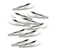 Tubayia 10pcs 7/9cm Plata aus aus Haarspangen Frauen Bogen Prong, Stück Haarspangen Silber DIY-Accessoires für Frauen, Haarclips werden den, Kinder Haarklammern