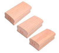 Tubayia 3 unidades de bloque de lija de lima, diapasón Fret Nivellieren Schleifblock Luthier herramienta