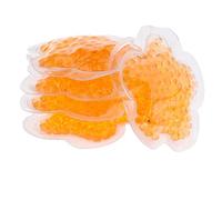 Tubayia - 5 almohadillas de refrigeración reutilizables para terapia de frío (naranja)
