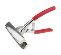 Tubayia Alicates de lona de metal profesional de 12 cm de ancho para tensar aceite (rojo)