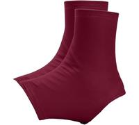 Tubayia Cubiertas de tacos de fútbol, ajuste elástico, protección contra la suciedad, cubiertas de tacos transpirables para béisbol, versátiles, ligeras, color rojo