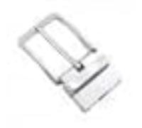 Tubayia Hebilla de cinturón de aleación para hombre, hebilla de cinturón reversible de moda, hebilla de cinturón de pin rectangular de una sola punta, hebilla de cinturón para hombres, 03, Talla única