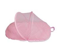 Tubayia - Mosquitera plegable para cuna de viaje con almohada para bebé recién nacido