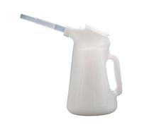 Tubayia Oil Jug Measurement Container Professional Measurement and Dispensing of Power Flexible Spout Dispenser (2 L)