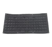 Tubayia Organizador de maletero de coche, accesorios para coche, bolsa de tela Oxford, apta para panel JK Tailgate Mollle, almacenamiento de herramientas y kit de emergencia, 73 x 36 x 2 cm