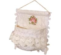 Tubayia Organizador de pared para colgar en la pared, organizador de regalos, color blanco sobre el organizador de la puerta, para pared, guardería, cuarto de baño, dormitorio (1 bolsillo)