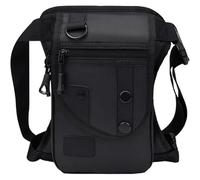 Tubayia Riñonera para el tiempo libre, bolso ajustable, bolsillo impermeable en la pierna, bolsa de pesca para viajes al aire libre, senderismo, adulto