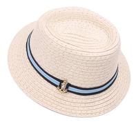 Tubayia Sombrero de muñeca Sombrero de sol Sombrero de paja para muñecas femeninas de 18 pulgadas Accesorios de ropa - Caqui