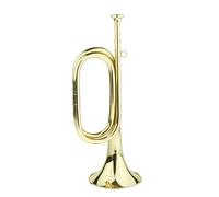 Tubayia Trompeta Bugle Latón Instrumento de viento para estudiantes Niños banda escolar