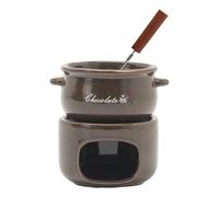 Tubayia Vasos para fondue y derretir chocolate, accesorios de cocina versátiles para queso, dulces, aperitivos y postres, ideal para bodas, compromisos y olla caliente (café)