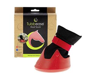 Tubbease Cuidado Del Caballo Calcetín 140 mm Rojo