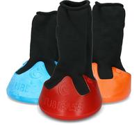 TUBBEASE Kerbl 3210596 Zapatilla para Cascos (Color Amarillo, Talla XXL, diámetro de 17,5 cm, Transpirable para úlceras y Lesiones en pezuñas, para Caballos, Cierre de Velcro, Revestimiento de Goma