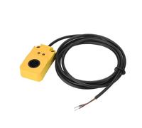 TUBBEK Interruptor de proximidad de Anillo NPN NO 3/6/8/10/12/15/22/30mm Sensor inductivo de Metal Tornillo Resorte Bola de Acero Objeto de Metal detección de Velocidad (Color : 30mm)