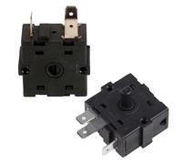 TUBBEK Selector de Interruptor Giratorio de posición de Calentador de habitación eléctrica de 3 Pines, for Piezas de Calentador de Interruptor de Banda de Calentador eléctrico AC 250V 16A