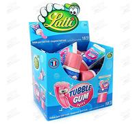 TUBBLE GUM CHICLE SABOR TUTTI FRUTTI ESTUCHE 18 TUBOS