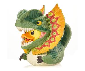 TUBBZ Box-Ausgabe Dilophosaurus Sammler-Vinyl-Gummiente Figur - Offizielles Jura