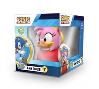 TUBBZ Boxed Edition - Figura Coleccionable de Pato de Goma de Vinilo de Amy Rose, Producto Oficial de Sonic The Hedgehog, TV, películas y Videojuegos