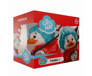 TUBBZ Caja Edición: Cat in The Hat - Thing 2 Figura de Pato Cosplay de Vinilo - Producto Oficial para Fans de Dr Seuss