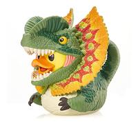 TUBBZ Boxed Edition Dilophosaurus - Figura Coleccionable de Pato de Goma de Vinilo - Producto Oficial de Jurassic Park - TV, películas y Videojuegos