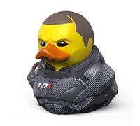 TUBBZ Figura Coleccionable de Pato de Goma de Vinilo - Producto Oficial de Mass Effect - Videojuegos de acción de Ciencia ficción FPS, Comandante Masculino Shepard (Caja)