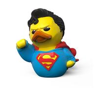 TUBBZ: DC Comics Superman, Edición en Caja, Pato de Goma 9cm | Diseño detallado inspirado en la cultura pop; ideal para exhibir en estanterías y escritorios o regalar a fans.