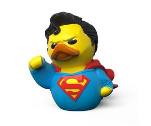 TUBBZ: DC Comics Superman, Edición en Caja, Pato de Goma 9cm | Diseño detallado inspirado en la cultura pop; ideal para exhibir en estanterías y escritorios o regalar a fans.