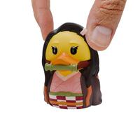 TUBBZ Demon Slayer Mini Nezuko Vinilo Pato Figura 3.5cm | Mercancía oficial Demon Slayer Japon ,Anime, Manga , Mini Nezuko Vinilo pato Figura bañera.para regalos
