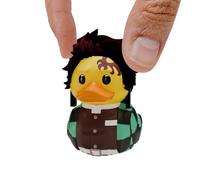 TUBBZ Demon Slayer Mini Tanjiro Vinilo Pato Figura 3.5cm | Mercancía oficial Demon Slayer Japon ,Anime, Manga , Mini Tanjiro Vinilo pato Figura bañera.para regalos