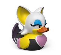 TUBBZ First Edition - Figura Coleccionable de Pato de Goma de Vinilo Rouge The Bat, Producto Oficial de Sonic The Hedgehog, TV de acción, Cine y Videojuegos