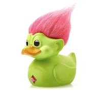 TUBBZ First Edition Green Troll Figura Coleccionable de Pato de Goma de Vinilo - Producto Oficial de Good Luck Trolls - TV para niños, películas y Videojuegos