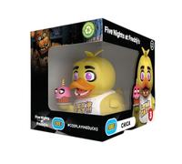 TUBBZ: Five Nights At Freddy's Chica, Edición en Caja, Pato de Goma 9cm | Diseño detallado inspirado en la cultura pop; ideal para exhibir en estanterías y escritorios o regalar a fans.