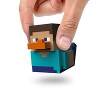 TUBBZ Mini Steve - Figura Coleccionable de Pato de Goma de Vinilo - Producto Oficial de Minecraft - Videojuegos y películas