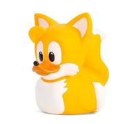 TUBBZ NS4723 Mini Tails Figura Coleccionable de Pato de Goma de Vinilo, Producto Oficial de Sonic The Hedgehog, Talla única