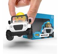 TUBBZ Mini: SUV Blanco - Figura de Vinilo de Pato Cosplay - Coleccionable Jeep Duck