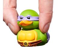 TUBBZ Mini Donatello - Figura Coleccionable de Pato de Goma de Vinilo - Producto Oficial de TMNT - TV de acción, películas y Videojuegos