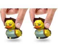 TUBBZ Mini: Tomb Raider - Lara Croft Figura Mini Coleccionable de Pato de Goma Disfrazado (Paquete de 2)