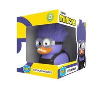 TUBBZ: Minions Purple Minion, Edición en Caja, Pato de Goma 9cm | Diseño detallado inspirado en la cultura pop; ideal para exhibir en estanterías y escritorios o regalar a fans.