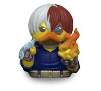 TUBBZ: My Hero Academia Shoto Todoroki, Edición en Caja, Pato de Goma 9cm | Diseño detallado inspirado en la cultura pop; ideal para exhibir en estanterías y escritorios o regalar a fans.