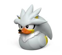 TUBBZ First Edition Silver The Hedgehog Figura Coleccionable de Pato de Goma de Vinilo - Producto Oficial de Sonic The Hedgehog - Sega Movies TV y Videojuegos