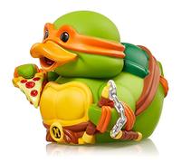 TUBBZ: Teenage Mutant Ninja Turtles Michelangelo, Edición en Caja, Pato 9cm | Diseño detallado inspirado en la cultura pop; ideal para exhibir en estanterías y escritorios o regalar a fans.