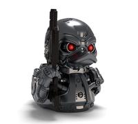 TUBBZ: Terminator Endoesqueleto First Edition 9cm | Figura oficial de ciencia ficción con caja expositora en forma de bañera. Decoración de escritorio y regalo para cinéfilos.