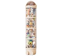 Tube de rangement pour peluches - Organisateur de jouets vertical, Tube de rangement pour peluches peu encombrant | Présentoir à jouets suspendu, Support pour tubes pour chambre d'enfant, Organisateur