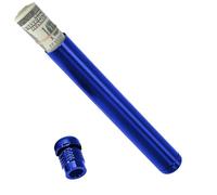 Tube De Rangement Voyage - 11 x 1,4 cm, 23 G - Boîtier Hermétique En D'aluminium Étanche, Organisateur Portable Pour Pilules, Argent, Bijoux, Randonnée, Camping Et Ville