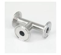Tube O/D 19mm Tri Clamp 1.5" Ferrule O/D 50.5mm Tee 304 Stainless Steel Connector Pipe Fitting SMGLRUEAT