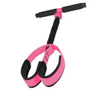 Tube Pedal Resistance Device, Elastic Strap Training Band, 16 Inches Portable Fitness Tool with Pedals, Home Gym Arm Waist Leg Butt Exercise Equipment, Outdoor Yoga Running Workout Accessory
