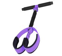 Tube Pedal Resistance Device - Stretch Exercise Workout Equipment for Women | High Elasticity Latex Bands with Foam Handles & Contoured Pedals for Home Gym, Arms, Legs and Glutes, 200g